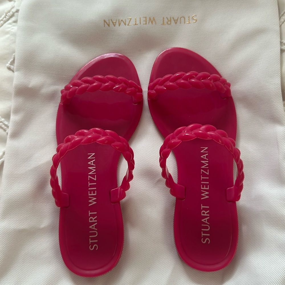 Stuart Weitzman jelly sandals